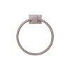 Design House 539163 Millbridge Wall Towel Ring Bathroom Easy Installation with Standard Mount & Concealed Screws, 6 inches, Satin Nickel