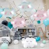6 Pieces Cloud Balloons,White Cloud Foil Balloons,Cloud Balloons Baby Shower,Cute Cloud Shaped Balloons for Boys Girls Baby Shower Themed Party Birthday Party Wedding Decorations Supplies (Mixcloud)