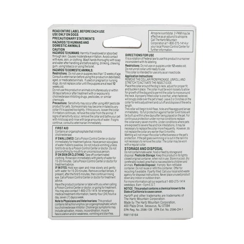 Hartz UltraGuard Plus Reflective Orange Flea & Tick Collar for Dogs and Puppies