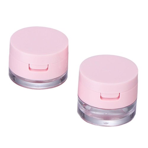 minkissy 2Pcs Mini Loose Powder Box - 3g Powder Cases for Traveling Powder Case Bulk Body Powder Cosmetic Case for Women Travel Abs