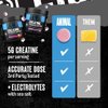 Animal Creatine Chews Tablets - Enhanced Creatine Monohydrate with AstraGin to Improve Absorption, Sea Salt for Added Pumps, Delicious and Convenient Chewable Tablets - Grape