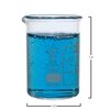 Karter Scientific 214T2, 3.3 Boro, Griffin Low Form, Glass Beaker Set - 4 Sizes - 10ml, 50ml, 100ml, 250ml