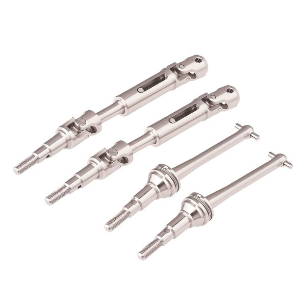 Mesimsple 4Pcs Steel CVD 14209 Drive Shaft 16410S for MJX Hyper GO 1/14 14209 14210 Driveshaft Upgrades Part