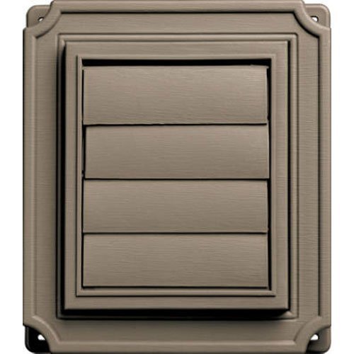 Builders Edge 140137079095 Scalloped Exhaust Vent 095, Clay