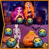 Chiisong 24 Sets Halloween Bat Tissue Sign Craft Kit for Kids Halloween Craft Bulk DIY Bat Craft Kits Halloween Party Supplies Classroom Decoration Fun Home Actives