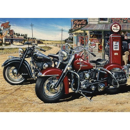 Cobble Hill 1000 Piece Puzzle - Two for The Road - Sample Poster Included