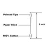Pointed Tip Cotton Swabs,1000 count Cotton Buds,Double Precision Tips with Paper Stick for Personal Care and Makeup