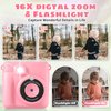 Kids Camera, Instant Print Camera 2.4 Inch Screen 1080P Digital Camera with 16X Digital Zoom, 32GB TF Card for 3-13 Boys and Girls Birthday Gift