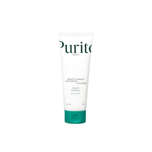PURITO Mighty Bamboo Panthenol Cleanser, Gentle Face Wash for Moisturizing, for Sensitive Skin, Vegan & Cruelty-Free Face Cleanser150ml / 5.07 fl. Oz.