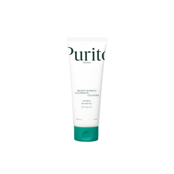 PURITO Mighty Bamboo Panthenol Cleanser, Gentle Face Wash for Moisturizing, for Sensitive Skin, Vegan & Cruelty-Free Face Cleanser150ml / 5.07 fl. Oz.