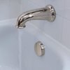 Danco 10319 Decorative 8-Inch Tub Spout, Brushed Nickel, 8 Inches/Pull Down Diverter