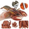 BRETOYIN Jumbo Sea Creatures Toys for Kids Set 8PCS Whale Toy Figure Australian Lobster Figurine Toys Model Educational Science Shark Toys Boy Birthday Gift