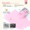 Saviland Acrylic Powder Set: Keratin Professional Acrylic Nail Powder Clear/Nudes/Pink Acrylic Ultra Fine Powder for Nail Extension 3D Nail Art Quick Dry Salon Quality Acrylic Nails 10G * 10