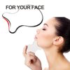 FeelFree Sport Stainless Steel GuaSha Tool- Facial Gua Sha Scraping Massage Tool- Face Body Care SPA, for Facial Lifting, Anti-Aging, Anti-Wrinkle