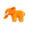 MIGHTY- Safari Elephant - Squeaker-Multiple Layers. Made Durable, Strong & Tough. Interactive Play Dog Toy (Tug, Toss & Fetch). Machine Washable & Floats
