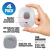 Bell + Howell Ultrasonic Pest Repeller Home Kit (Pack of 4), Ultrasonic Pest Repeller, Pest Repellent for Home, Bedroom, Office, Kitchen, Warehouse, Hotel