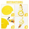 Qyeahkj 84 Pcs Bee Party Decorations Bumble Bee Baby Shower Birthday Party Decorations Hanging Swirl Foil Ceiling Streamers First Bee Themed Party Supplies for Kids Birthday Bee Day Classroom Decor