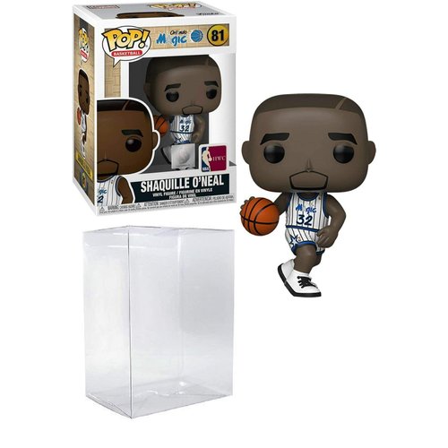 Shaquille O'Neal Orlando Magic Home Jersey #81 Pop Sports NBA Legends Action Figure (Bundled with Ecotek Pop Protector to Protect Display Box)