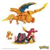 MEGA Pokémon Action Figure Building Toys for Kids, Charmander Evolution Set with 300 Pieces, 3 Poseable Characters, Charmeleon and Charizard