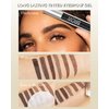 Waterproof Tinted Brow Gel- Brown Tinted Thickening Eyebrow Gel, Brow Fast Sculpt Volumizing Eyebrow Glue, Long-Lasting Transfer-Proof Eyebrow Mascara Makeup, with Brow Razor & Brush (0.106 Oz)-02#