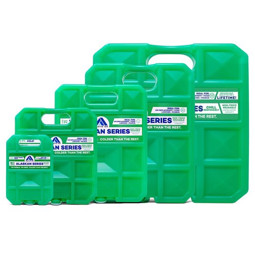 Artic Ice Alaskan Series, Long Lasting Reusable Ice Pack, Medium, 1.5 lb, Green