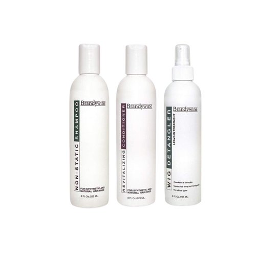 Brandywine 8oz Shampoo, Conditioner, Detangler and Paddle Brush Kit