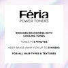 L'Oreal Paris Feria Long-Lasting Anti Brass Power Hair Toner, Ammonia Free Demi Permanent Hair Color, Ice Blonde Hair Toner, 1 Application