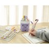 Friinder Telescopic Pencil Bag Pen Holder Pop Up Stationery Case, Stand-up Retractable Transformer Bag Standing Organizer, Great for Christmas Holiday New Year Office Bag