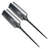 FOMIYES 2pcs Combs for Women Highlight Comb Hair Teasing Comb Professional Barber Comb Rat Tail Comb Hair Salon Comb Dye Brush Hair Color Brush Hair Dye Applicator Black Miss To Weave
