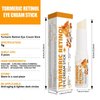 Turmeric Retinol Eye Cream Stick,Lumibalm for Under Eye Bags,Lumistick Eye Turmeric Retinol,Anti Aging Eye Balm Stick Hydrating (2pcs)
