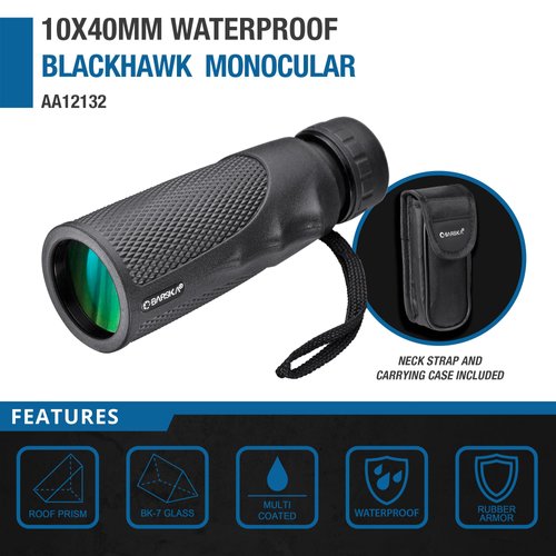 Barska 10x40 Blackhawk Waterproof Monocular