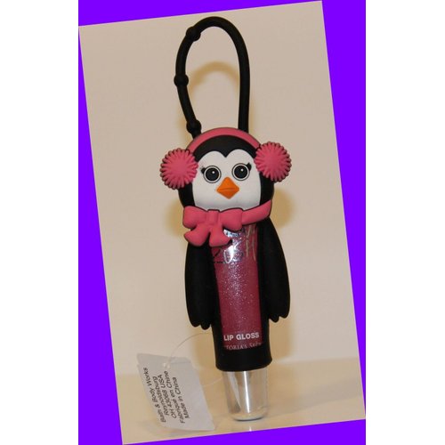 Pink Penguin Lip Gloss Holder