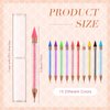 Tatuo 10 Pcs Diamond Painting Pen with Wax Tip Dual Ended Diamond Art Pens Tools Nail Rhinestone Picker Nail Gem Tool for Manicure Nail Art DIY Decoration and 5D DIY Painting Crafts