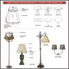Royal Designs Designer Mushroom Pleat Empire Clip On Chandelier Lamp Shade, 3"" x 5"" x 4.5"", Set of 6 (CS-924-5LNBG)