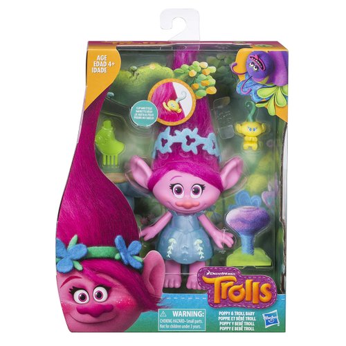TROLLS Babies in Hair Fashion Dolls and Accessories Assortment