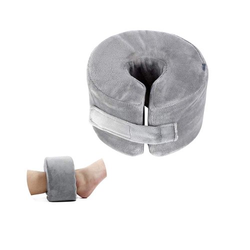 Foot Elevation Pillow Elevating Leg Rest Ankle Protector Foot Leg Support Pillow Broken Ankle Donut Foam Foot Elevator Cushion Heel Pillows Protection Leg Wedge Bed Sore Pillows Post Surgery (1 PCS)