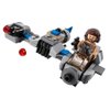 LEGO Star Wars: The Last Jedi Ski Speeder vs. First Order Walker Microfighters 75195 Building Kit (216 Piece)