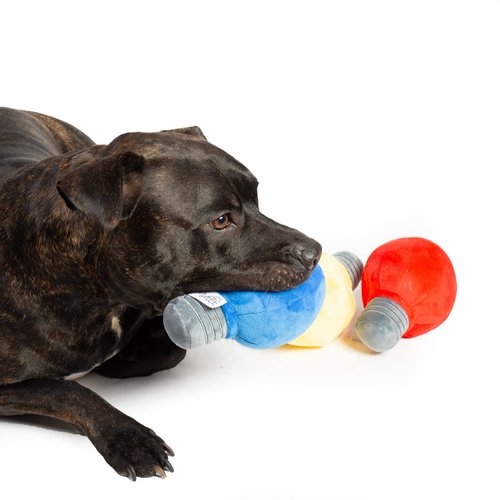 Midlee Plush Christmas Lights Dog Toy- Set of 3