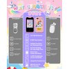Kids Smart Phone Unicorns Gifts for Girls 6-8 Year Old Touchscreen Toy Cell Phone with Multi APPs 8G TF Card for Learning Play Christmas Birthday Gifts for Girls Age 3 4 5 6 7 8 9