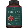 Premium Uric Acid Support Supplement – Uric Acid Cleanse & Kidney Support – Includes Tart Cherry, Chanca Piedra, Celery Extract & Turmeric - Uric Acid Support Formula – 60 Veggie Capsules