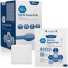MED PRIDE 2'' x 2'' Sterile Gauze Pads for Wound Dressing| 100-Pack, Individually Packed Pouches| 12-Ply Cotton & Highly Absorbent| Gauze Sponge-Pads for Wound Care & Home First Aid Kits