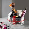VOCOSTE Rotating Makeup Organizer, 360 Degree Rotatable Cosmetic Display Case, Makeup Caddy Storage Makeup Brushes Lipsticks Nail Polish Skincare, Clear