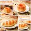 Foilswirl 5 Pcs Bread Stress Toy Soft Toast Bread Shape Toy Slow Rising Toy Anxiety Relief Food Toy for Kids Adult Tricky Funny Birthday Gifts Simulation Fake Food Stress Toy Balls(Style 2)