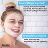 Amire Sparkling Bubble Face Mask. 30 Uses Per Container. Oxygenated Purifying Mask to Tighten Pores, Remove Blackheads, and Brighten Skin. Also Known as a Champagne Firming Facial Mask.