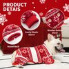 kyeese Christmas Dogs Pajamas Snowflake Dog Sweater Dog Pjs for Small Dogs Holiday Dog Onesie Dog Jumpsuit Dog Clothes