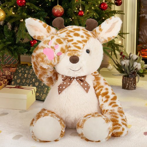 MaoGoLan Big Giraffe Stuffed Animal for Girls,Big Giraffe Plush Toy for Kids, Stuffed Giraffe for Hugging,Soft Giraffe Plush Pillow for Holiday Birthday