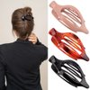ATODEN Flat Hair Clips Alligator Clips for Hair 3Pcs Hair Claw Clips 4.52'' Duck Billed Hair Clips Medium Hair Clips Hair Accessories Hair Clamps Barrettes Jaw Clips Gifts