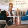 Suhctuptx New Mom Gifts for Women, Top Pregnancy Gifts for New Parents Gender Reveal Gifts with Mom and Dad Tumbler Set for First Time Moms, Expecting Parents to Be, Gender Reveal, Baby Shower…