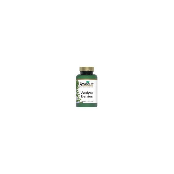 Swanson Juniper Berries Digestive Immune System Health Fiber Herbal Supplement 520 mg 100 Capsules (Caps)