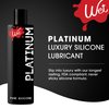 Wet Platinum Silicone-Based Lube for Men, Women & Couples, 3 Fl Oz - Ultra Long-Lasting & Water-Resistant Premium Personal Lubricant - Safe to Use with Latex Condoms - Non-Sticky & Hypoallergenic